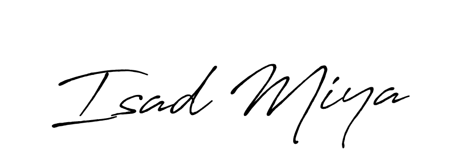 Create a beautiful signature design for name Isad Miya. With this signature (Antro_Vectra_Bolder) fonts, you can make a handwritten signature for free. Isad Miya signature style 7 images and pictures png