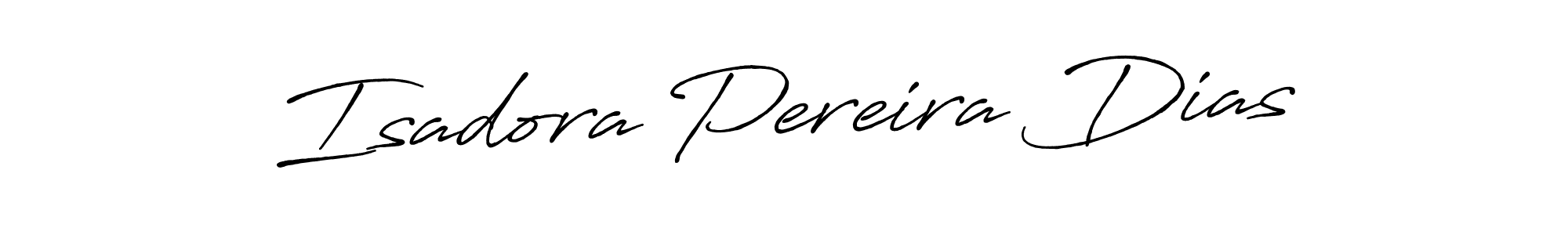 Isadora Pereira Dias stylish signature style. Best Handwritten Sign (Antro_Vectra_Bolder) for my name. Handwritten Signature Collection Ideas for my name Isadora Pereira Dias. Isadora Pereira Dias signature style 7 images and pictures png