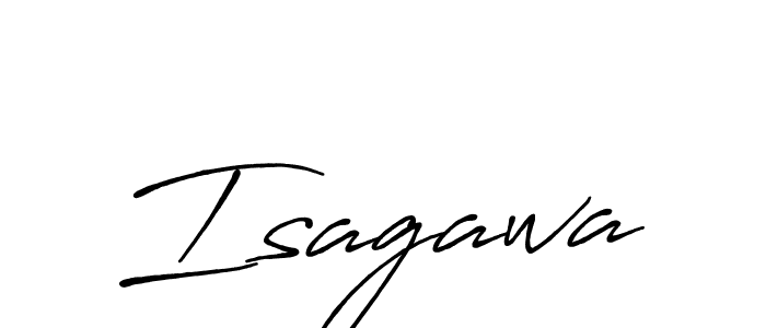 How to Draw Isagawa signature style? Antro_Vectra_Bolder is a latest design signature styles for name Isagawa. Isagawa signature style 7 images and pictures png