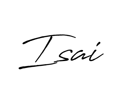 Make a beautiful signature design for name Isai. With this signature (Antro_Vectra_Bolder) style, you can create a handwritten signature for free. Isai signature style 7 images and pictures png