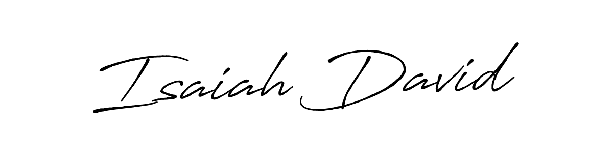 Also we have Isaiah David name is the best signature style. Create professional handwritten signature collection using Antro_Vectra_Bolder autograph style. Isaiah David signature style 7 images and pictures png