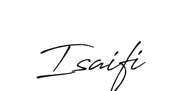 Create a beautiful signature design for name Isaifi. With this signature (Antro_Vectra_Bolder) fonts, you can make a handwritten signature for free. Isaifi signature style 7 images and pictures png