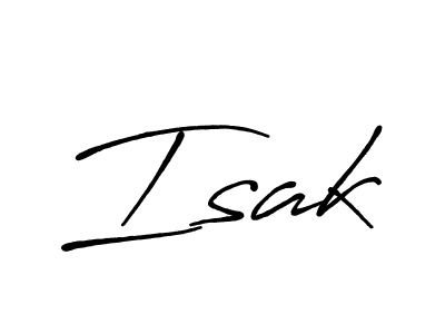 You should practise on your own different ways (Antro_Vectra_Bolder) to write your name (Isak) in signature. don't let someone else do it for you. Isak signature style 7 images and pictures png