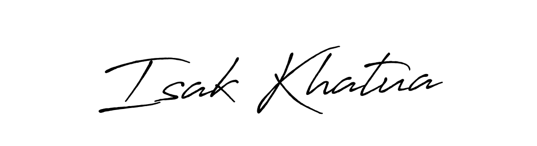 Antro_Vectra_Bolder is a professional signature style that is perfect for those who want to add a touch of class to their signature. It is also a great choice for those who want to make their signature more unique. Get Isak Khatua name to fancy signature for free. Isak Khatua signature style 7 images and pictures png