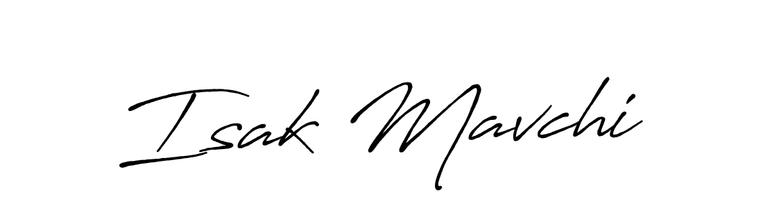 Also You can easily find your signature by using the search form. We will create Isak Mavchi name handwritten signature images for you free of cost using Antro_Vectra_Bolder sign style. Isak Mavchi signature style 7 images and pictures png