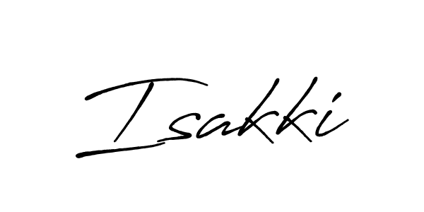 Make a beautiful signature design for name Isakki. With this signature (Antro_Vectra_Bolder) style, you can create a handwritten signature for free. Isakki signature style 7 images and pictures png