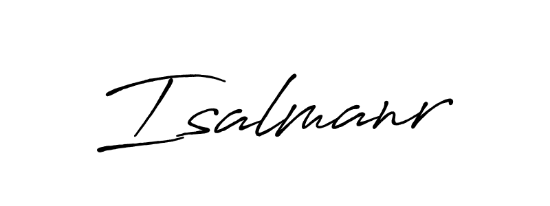 Create a beautiful signature design for name Isalmanr. With this signature (Antro_Vectra_Bolder) fonts, you can make a handwritten signature for free. Isalmanr signature style 7 images and pictures png