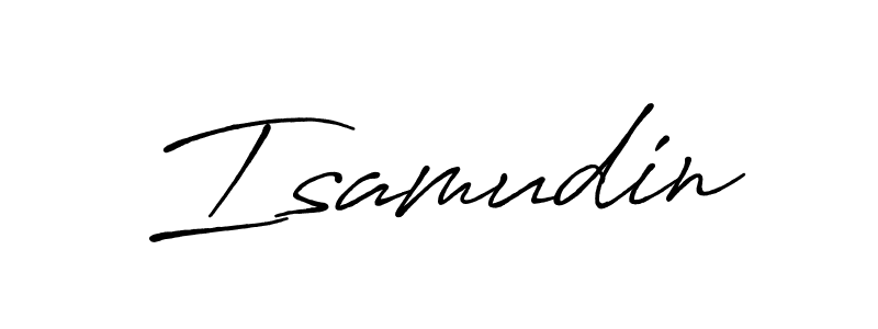 It looks lik you need a new signature style for name Isamudin. Design unique handwritten (Antro_Vectra_Bolder) signature with our free signature maker in just a few clicks. Isamudin signature style 7 images and pictures png