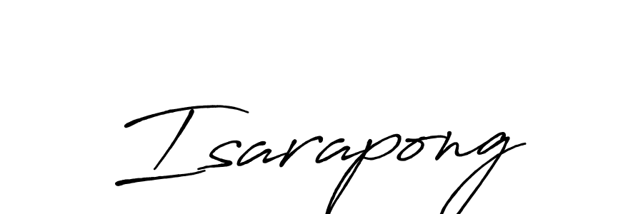 Design your own signature with our free online signature maker. With this signature software, you can create a handwritten (Antro_Vectra_Bolder) signature for name Isarapong. Isarapong signature style 7 images and pictures png