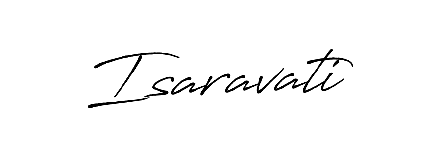 Use a signature maker to create a handwritten signature online. With this signature software, you can design (Antro_Vectra_Bolder) your own signature for name Isaravati. Isaravati signature style 7 images and pictures png