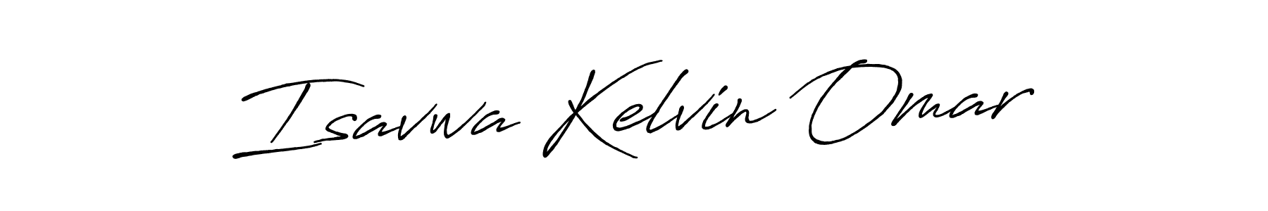 Isavwa Kelvin Omar stylish signature style. Best Handwritten Sign (Antro_Vectra_Bolder) for my name. Handwritten Signature Collection Ideas for my name Isavwa Kelvin Omar. Isavwa Kelvin Omar signature style 7 images and pictures png