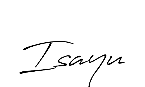 Design your own signature with our free online signature maker. With this signature software, you can create a handwritten (Antro_Vectra_Bolder) signature for name Isayu. Isayu signature style 7 images and pictures png