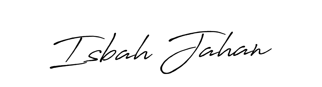 if you are searching for the best signature style for your name Isbah Jahan. so please give up your signature search. here we have designed multiple signature styles  using Antro_Vectra_Bolder. Isbah Jahan signature style 7 images and pictures png