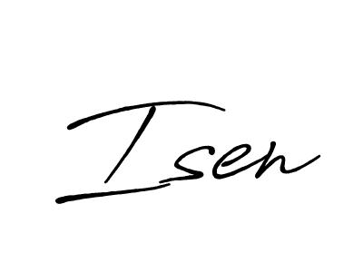 Similarly Antro_Vectra_Bolder is the best handwritten signature design. Signature creator online .You can use it as an online autograph creator for name Isen. Isen signature style 7 images and pictures png