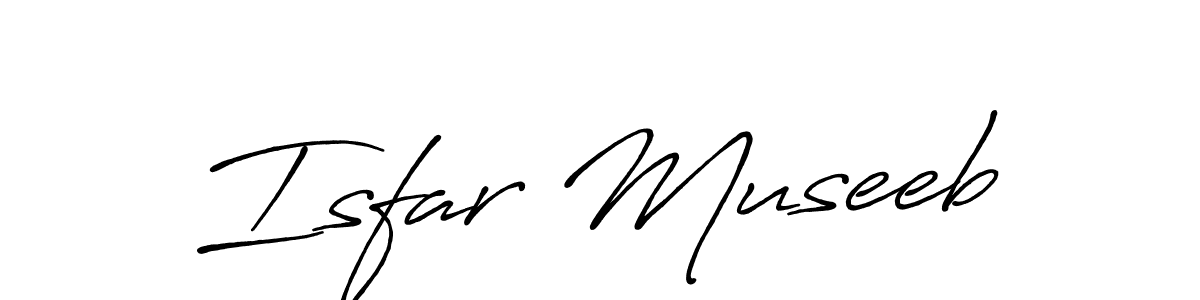 Once you've used our free online signature maker to create your best signature Antro_Vectra_Bolder style, it's time to enjoy all of the benefits that Isfar Museeb name signing documents. Isfar Museeb signature style 7 images and pictures png