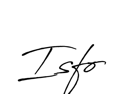 The best way (Antro_Vectra_Bolder) to make a short signature is to pick only two or three words in your name. The name Isfo include a total of six letters. For converting this name. Isfo signature style 7 images and pictures png