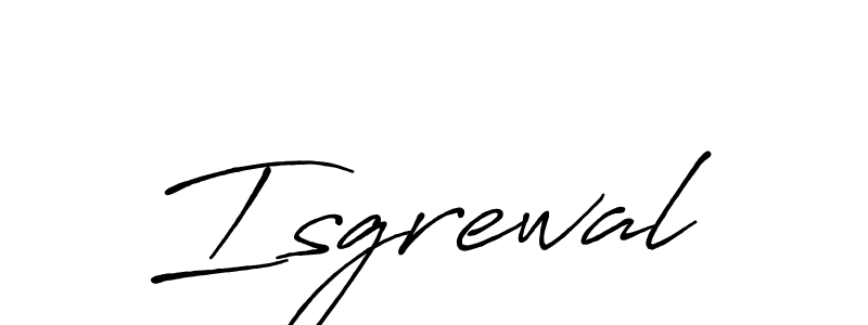 How to make Isgrewal signature? Antro_Vectra_Bolder is a professional autograph style. Create handwritten signature for Isgrewal name. Isgrewal signature style 7 images and pictures png