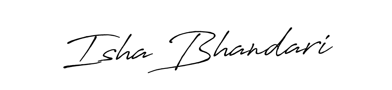 Also You can easily find your signature by using the search form. We will create Isha Bhandari name handwritten signature images for you free of cost using Antro_Vectra_Bolder sign style. Isha Bhandari signature style 7 images and pictures png