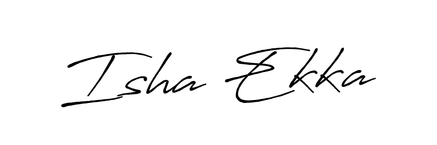 Here are the top 10 professional signature styles for the name Isha Ekka. These are the best autograph styles you can use for your name. Isha Ekka signature style 7 images and pictures png