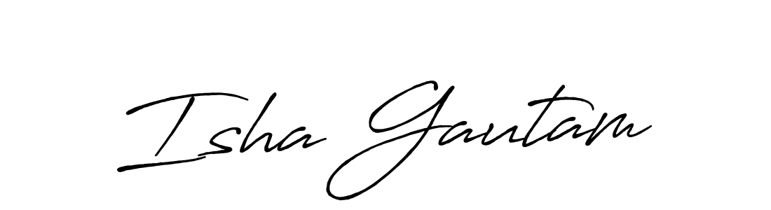 You can use this online signature creator to create a handwritten signature for the name Isha Gautam. This is the best online autograph maker. Isha Gautam signature style 7 images and pictures png