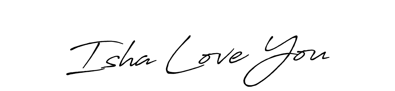 How to Draw Isha Love You signature style? Antro_Vectra_Bolder is a latest design signature styles for name Isha Love You. Isha Love You signature style 7 images and pictures png