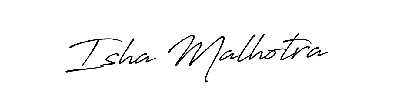 Make a beautiful signature design for name Isha Malhotra. Use this online signature maker to create a handwritten signature for free. Isha Malhotra signature style 7 images and pictures png