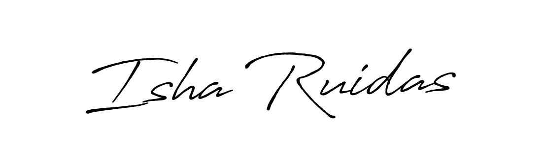 How to Draw Isha Ruidas signature style? Antro_Vectra_Bolder is a latest design signature styles for name Isha Ruidas. Isha Ruidas signature style 7 images and pictures png