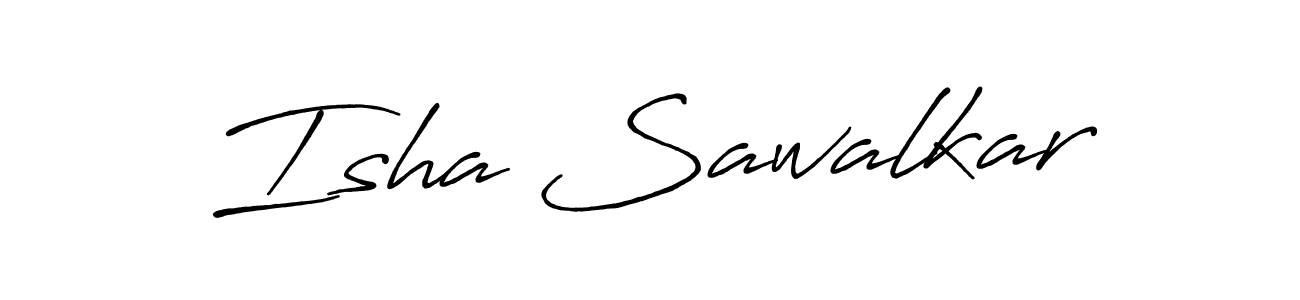 Use a signature maker to create a handwritten signature online. With this signature software, you can design (Antro_Vectra_Bolder) your own signature for name Isha Sawalkar. Isha Sawalkar signature style 7 images and pictures png
