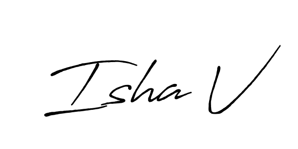 Here are the top 10 professional signature styles for the name Isha V. These are the best autograph styles you can use for your name. Isha V signature style 7 images and pictures png