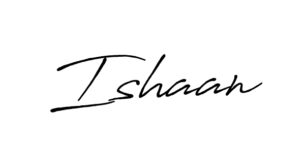 Use a signature maker to create a handwritten signature online. With this signature software, you can design (Antro_Vectra_Bolder) your own signature for name Ishaan. Ishaan signature style 7 images and pictures png