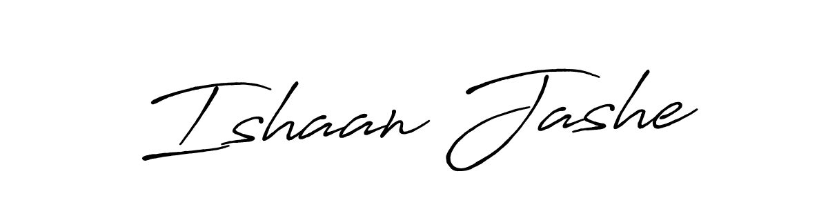 Similarly Antro_Vectra_Bolder is the best handwritten signature design. Signature creator online .You can use it as an online autograph creator for name Ishaan Jashe. Ishaan Jashe signature style 7 images and pictures png