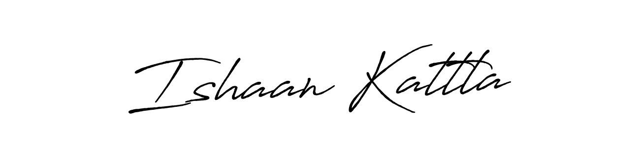 Use a signature maker to create a handwritten signature online. With this signature software, you can design (Antro_Vectra_Bolder) your own signature for name Ishaan Kattla. Ishaan Kattla signature style 7 images and pictures png