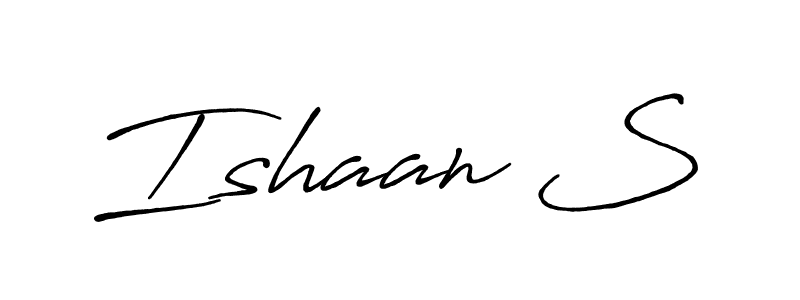 This is the best signature style for the Ishaan S name. Also you like these signature font (Antro_Vectra_Bolder). Mix name signature. Ishaan S signature style 7 images and pictures png