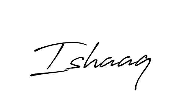 Ishaaq stylish signature style. Best Handwritten Sign (Antro_Vectra_Bolder) for my name. Handwritten Signature Collection Ideas for my name Ishaaq. Ishaaq signature style 7 images and pictures png