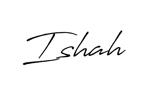 Similarly Antro_Vectra_Bolder is the best handwritten signature design. Signature creator online .You can use it as an online autograph creator for name Ishah. Ishah signature style 7 images and pictures png