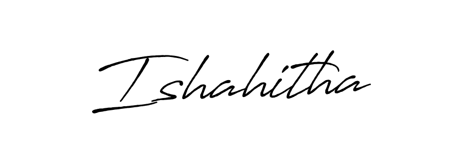 How to Draw Ishahitha signature style? Antro_Vectra_Bolder is a latest design signature styles for name Ishahitha. Ishahitha signature style 7 images and pictures png