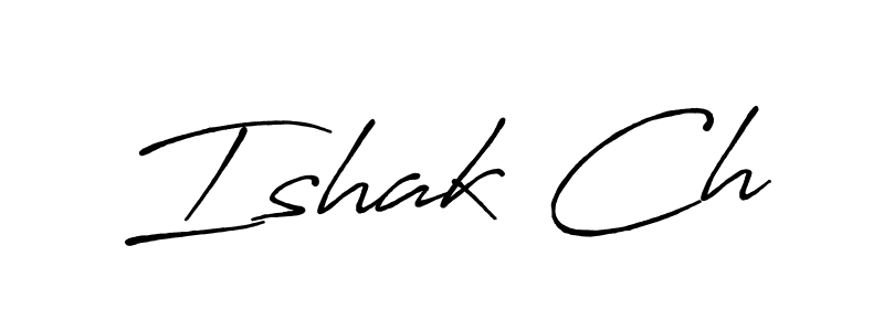 How to Draw Ishak Ch signature style? Antro_Vectra_Bolder is a latest design signature styles for name Ishak Ch. Ishak Ch signature style 7 images and pictures png