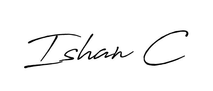 Here are the top 10 professional signature styles for the name Ishan C. These are the best autograph styles you can use for your name. Ishan C signature style 7 images and pictures png