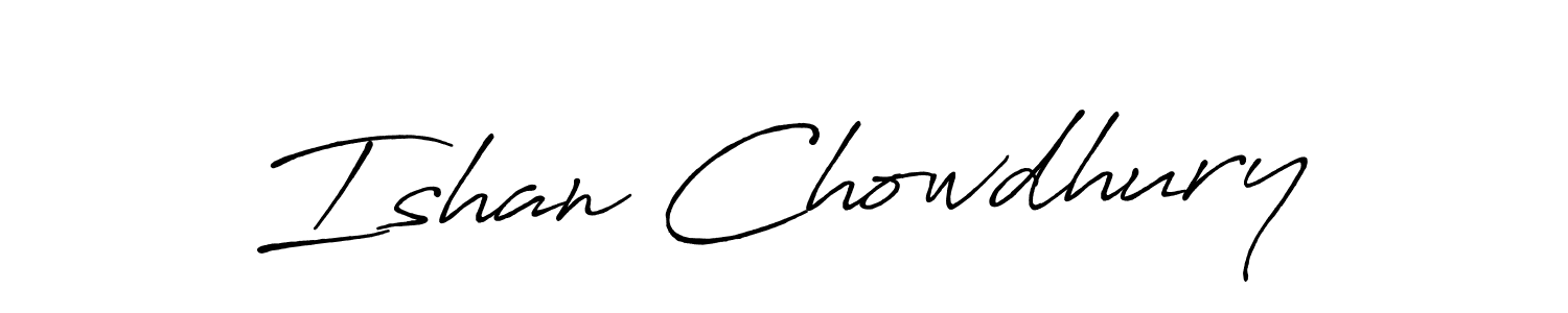 Make a short Ishan Chowdhury signature style. Manage your documents anywhere anytime using Antro_Vectra_Bolder. Create and add eSignatures, submit forms, share and send files easily. Ishan Chowdhury signature style 7 images and pictures png