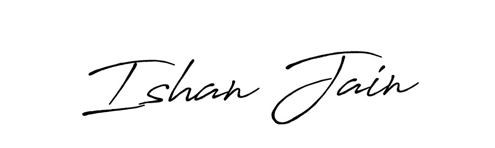 Antro_Vectra_Bolder is a professional signature style that is perfect for those who want to add a touch of class to their signature. It is also a great choice for those who want to make their signature more unique. Get Ishan Jain name to fancy signature for free. Ishan Jain signature style 7 images and pictures png