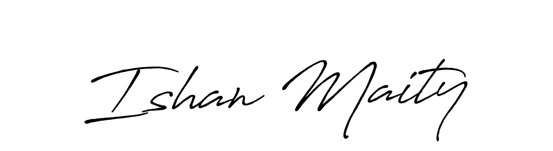 Also You can easily find your signature by using the search form. We will create Ishan Maity name handwritten signature images for you free of cost using Antro_Vectra_Bolder sign style. Ishan Maity signature style 7 images and pictures png