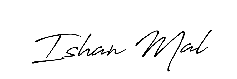Design your own signature with our free online signature maker. With this signature software, you can create a handwritten (Antro_Vectra_Bolder) signature for name Ishan Mal. Ishan Mal signature style 7 images and pictures png