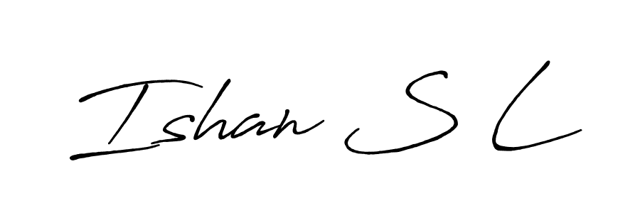 Make a short Ishan S L signature style. Manage your documents anywhere anytime using Antro_Vectra_Bolder. Create and add eSignatures, submit forms, share and send files easily. Ishan S L signature style 7 images and pictures png