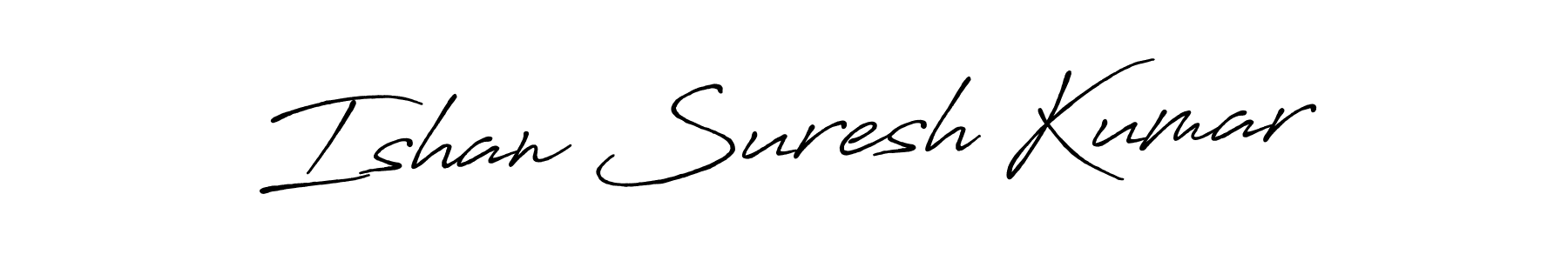 Design your own signature with our free online signature maker. With this signature software, you can create a handwritten (Antro_Vectra_Bolder) signature for name Ishan Suresh Kumar. Ishan Suresh Kumar signature style 7 images and pictures png