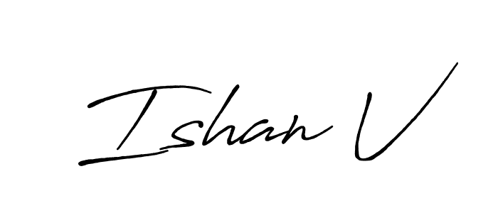 See photos of Ishan V official signature by Spectra . Check more albums & portfolios. Read reviews & check more about Antro_Vectra_Bolder font. Ishan V signature style 7 images and pictures png