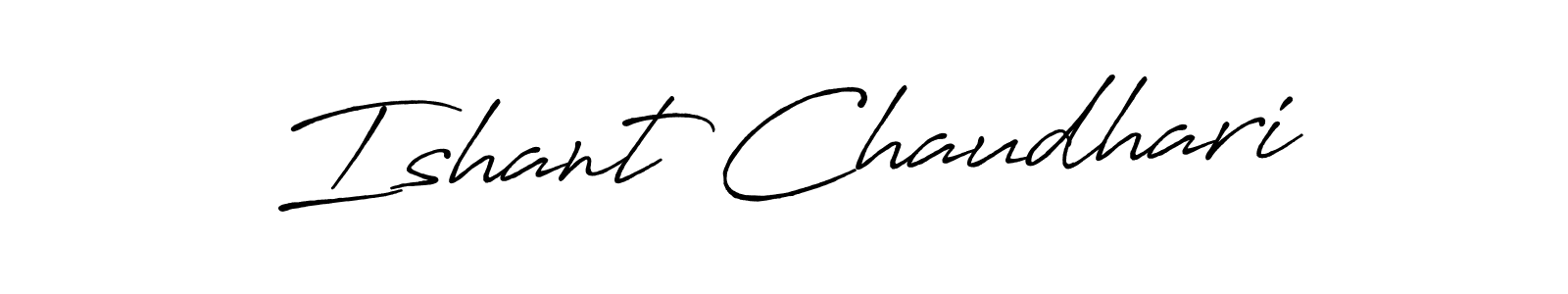 This is the best signature style for the Ishant Chaudhari name. Also you like these signature font (Antro_Vectra_Bolder). Mix name signature. Ishant Chaudhari signature style 7 images and pictures png