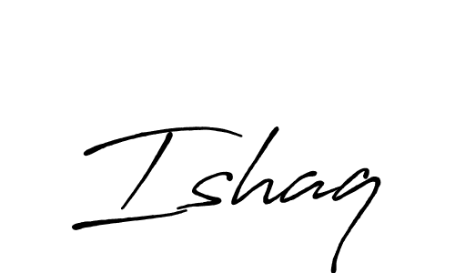 Make a beautiful signature design for name Ishaq. Use this online signature maker to create a handwritten signature for free. Ishaq signature style 7 images and pictures png