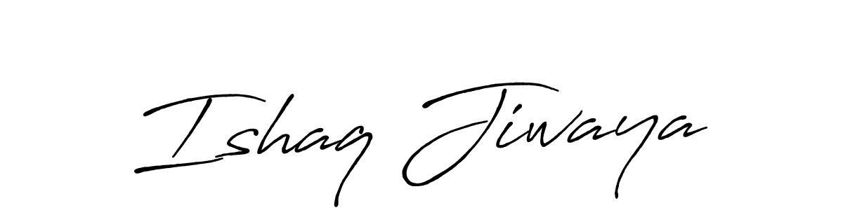 Once you've used our free online signature maker to create your best signature Antro_Vectra_Bolder style, it's time to enjoy all of the benefits that Ishaq Jiwaya name signing documents. Ishaq Jiwaya signature style 7 images and pictures png