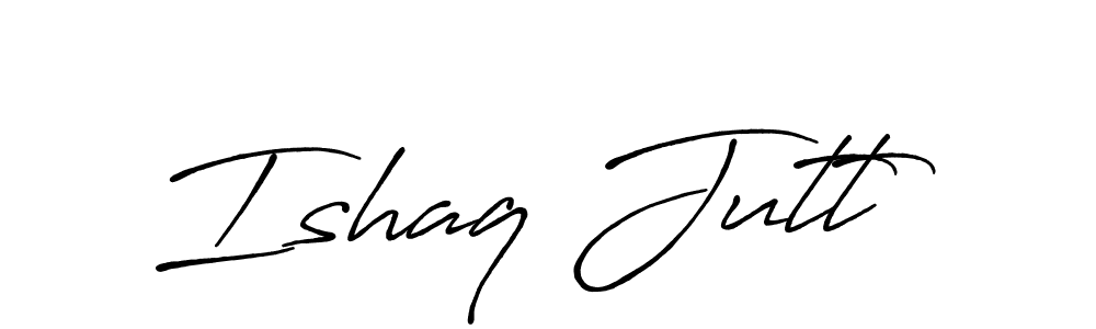 Also You can easily find your signature by using the search form. We will create Ishaq Jutt name handwritten signature images for you free of cost using Antro_Vectra_Bolder sign style. Ishaq Jutt signature style 7 images and pictures png