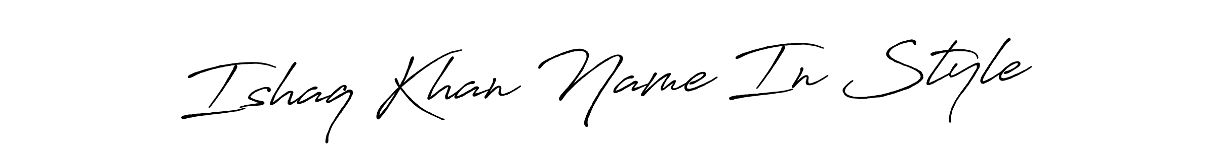 How to make Ishaq Khan Name In Style signature? Antro_Vectra_Bolder is a professional autograph style. Create handwritten signature for Ishaq Khan Name In Style name. Ishaq Khan Name In Style signature style 7 images and pictures png